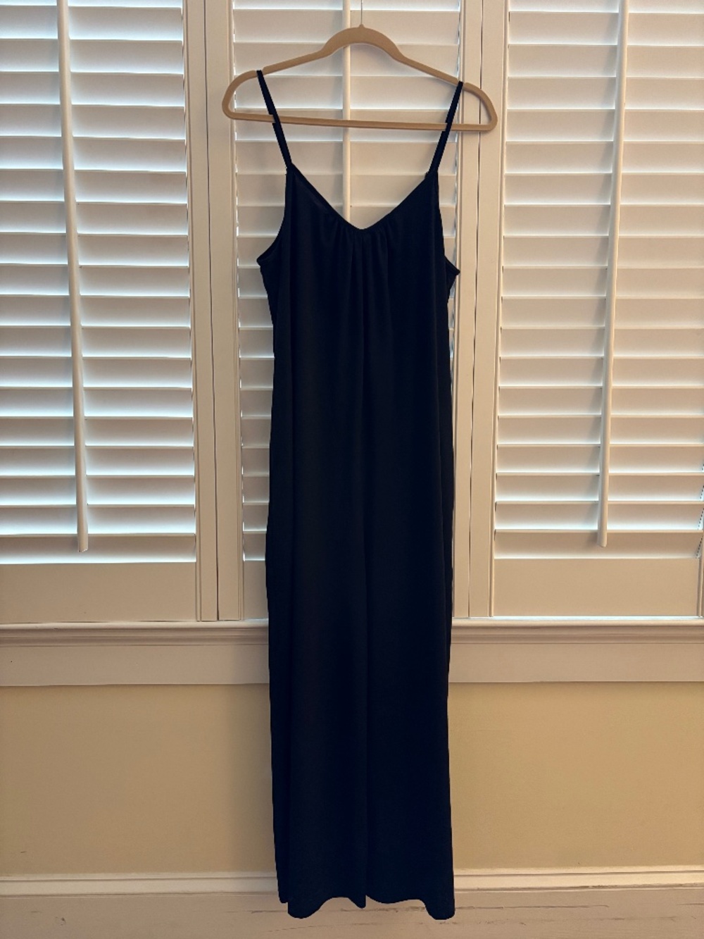 Black knit stretchy jumpsuit